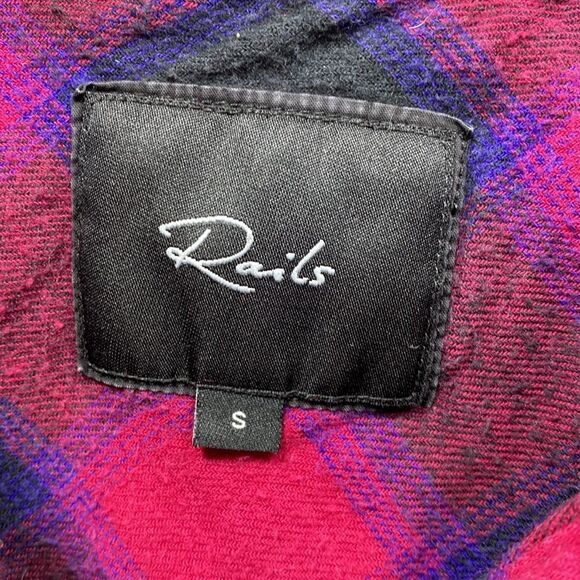 Rails Milo Button Down Flannel Small - Picture 2 of 5